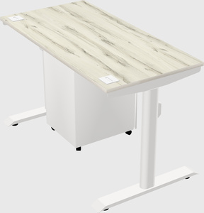 Dual motor electric desk