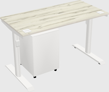 Dual motor electric desk