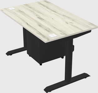 Dual motor electric desk