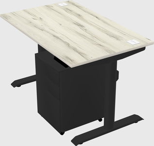 Dual motor electric desk