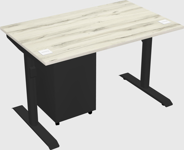 Dual motor electric desk