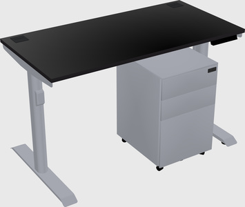 Dual motor electric desk