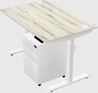 Dual motor electric desk
