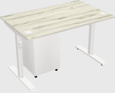 Dual motor electric desk
