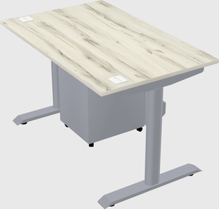 Dual motor electric desk