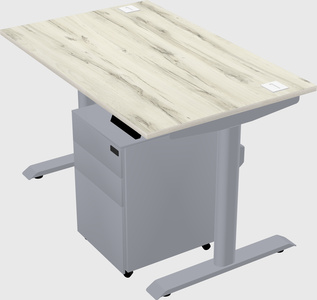 Dual motor electric desk