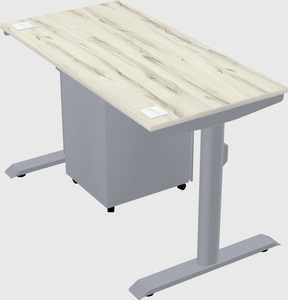 Dual motor electric desk