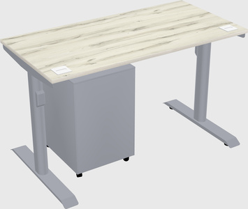 Dual motor electric desk