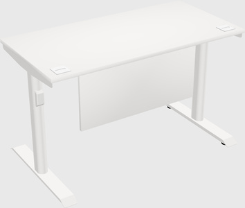 Dual motor electric desk
