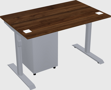 Dual motor electric desk