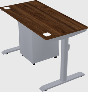 Dual motor electric desk