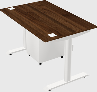 Dual motor electric desk