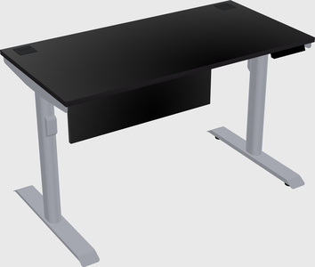 Dual motor electric desk