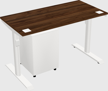 Dual motor electric desk