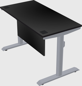 Dual motor electric desk