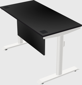 Dual motor electric desk
