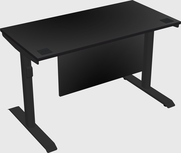 Dual motor electric desk