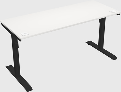 Dual motor electric desk