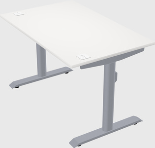 Dual motor electric desk