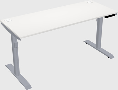 Dual motor electric desk