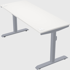 Dual motor electric desk