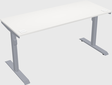 Dual motor electric desk