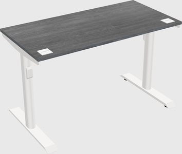 Dual motor electric desk