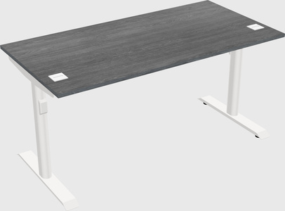Dual motor electric desk