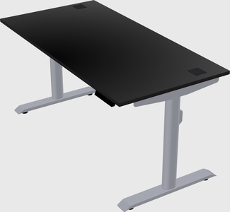 Dual motor electric desk