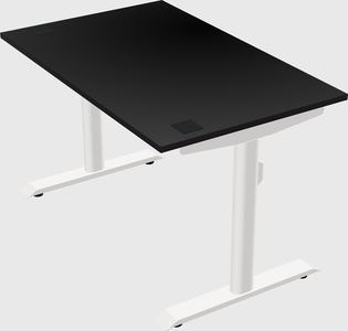 Dual motor electric desk
