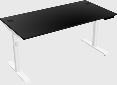 Dual motor electric desk