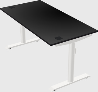 Dual motor electric desk