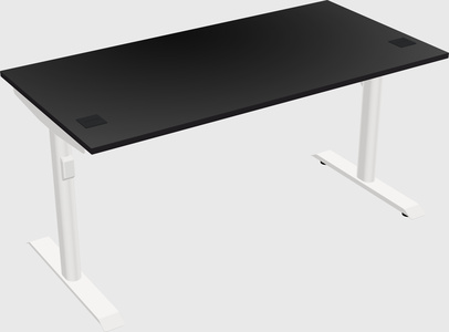 Dual motor electric desk