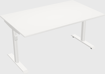 Dual motor electric desk