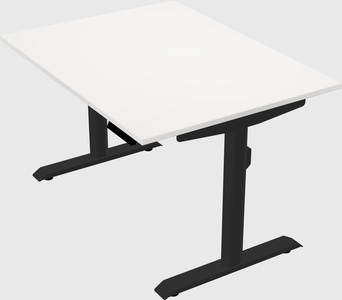 Dual motor electric desk