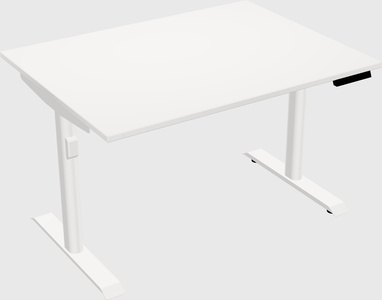 Dual motor electric desk