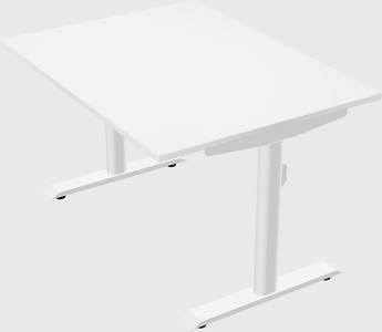 Dual motor electric desk