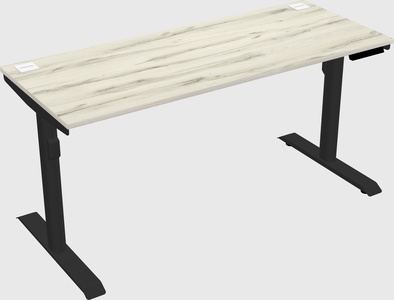 Dual motor electric desk