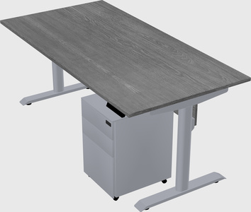 Dual motor electric desk