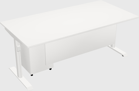 Dual motor electric desk