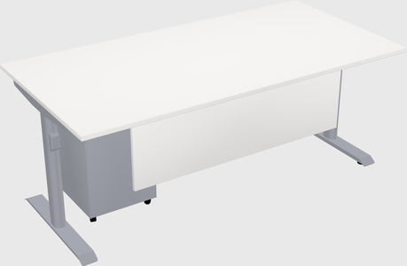 Dual motor electric desk
