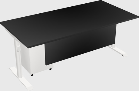 Dual motor electric desk
