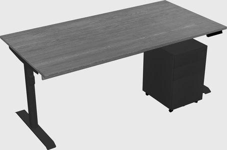Dual motor electric desk