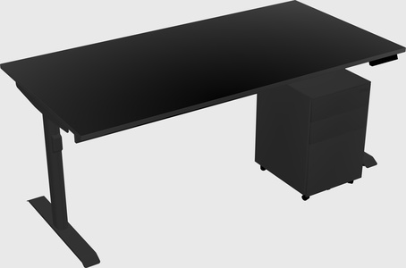 Dual motor electric desk