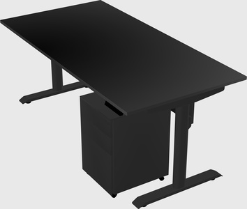 Dual motor electric desk