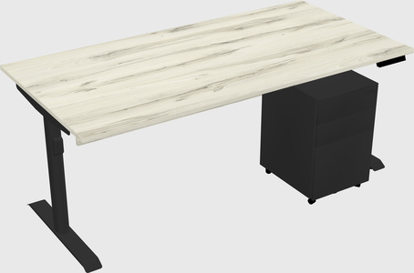 Dual motor electric desk