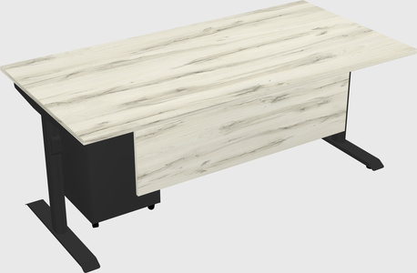 Dual motor electric desk