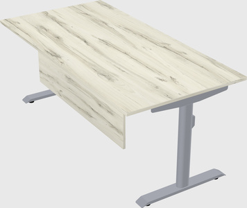 Dual motor electric desk