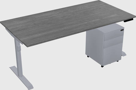 Dual motor electric desk