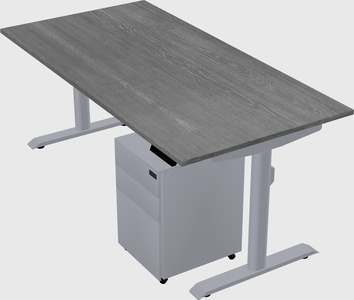 Dual motor electric desk